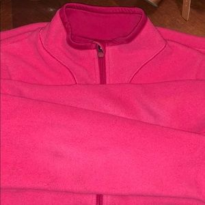 Under armour pink women’s jacket medium